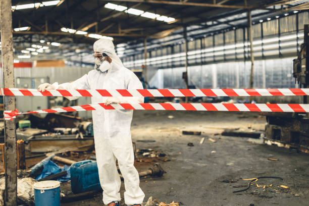 Professional Odor Removal technician working in Richmond, MO